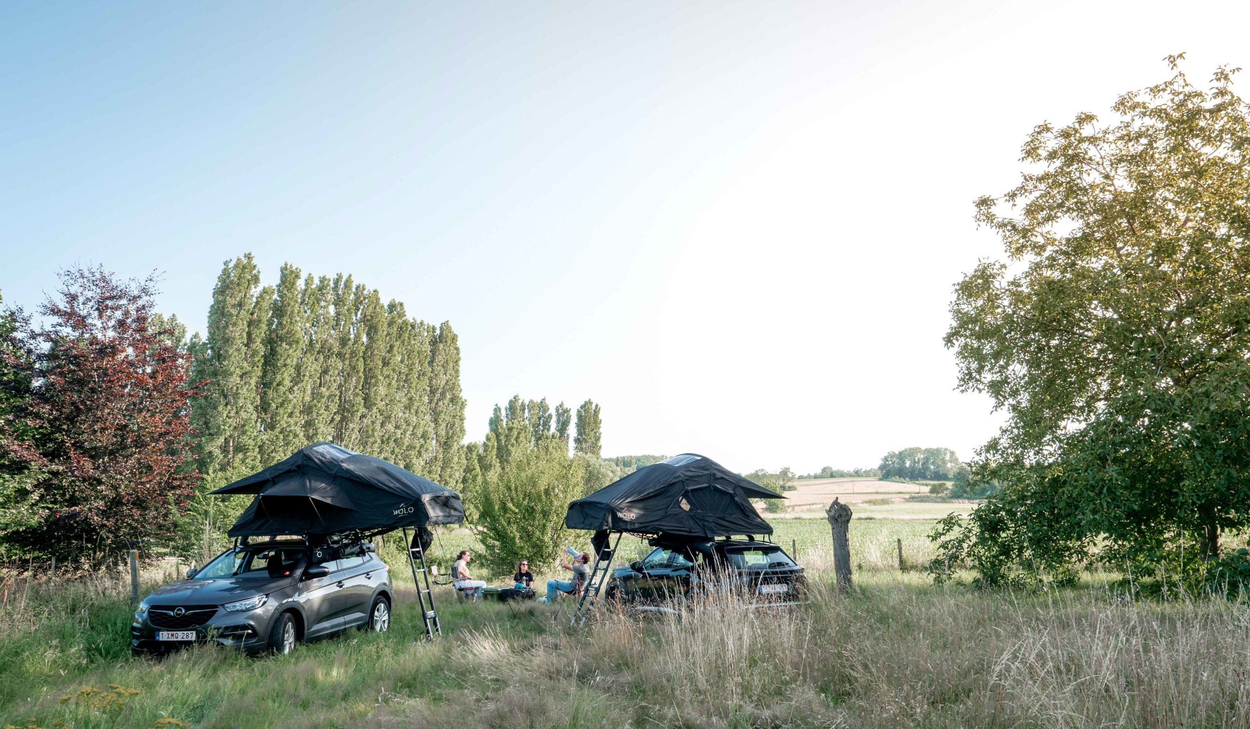 Tente de toit de voiture pour camping en plein air, coque souple